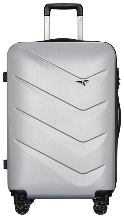Чемодан FASHION II glsilver S поликарбонат 37 л серебристый