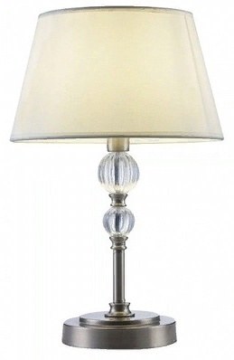 Настольная лампа Freya Milena FR5679TL-01N E14, 40 Вт, металл, ткань