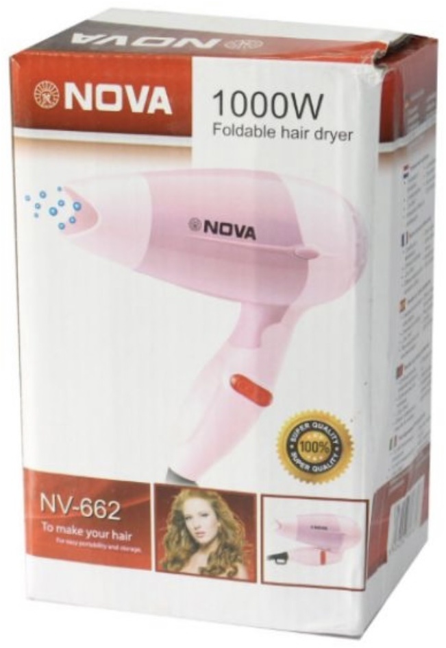 Nova NV-662 компактный фен розовый