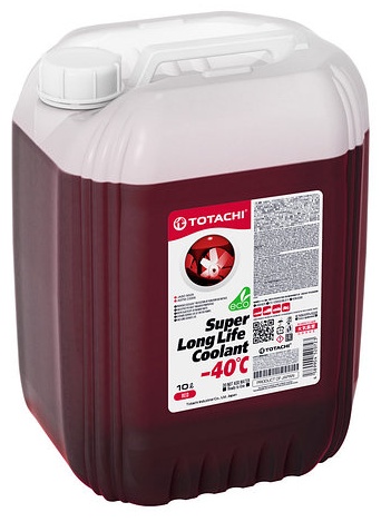 Антифриз Totachi Super Long Life Coolant красный (розовый) G-12, G-12+ 10 л