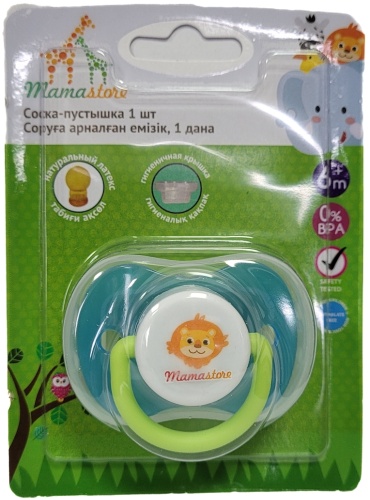 Пустышка MAMASTORE P1L, 1 шт, мультиколор