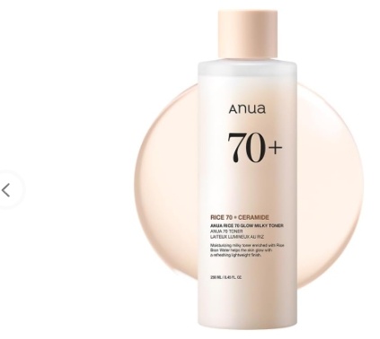 Anua тонер RICE 70 GLOW MILKY 250 мл