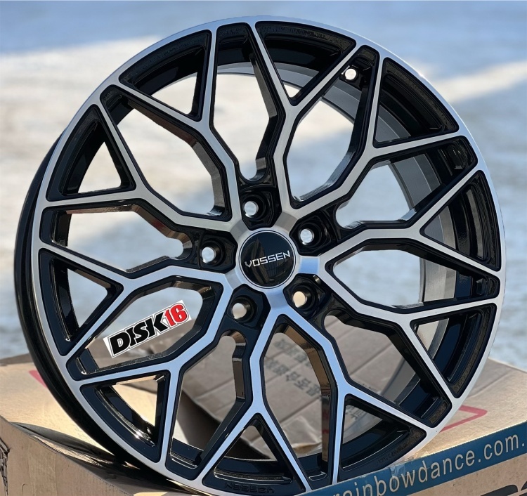 Vossen hf-2 8.5x19/5x108 D65.1 ET35 4 диска черный, серебристый