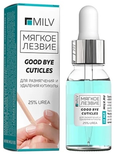 MILV гель с мочевиной Good Bye Cuticles 15 мл