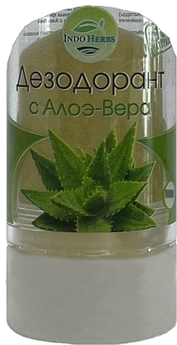 Indo Herbs Алоэ Вера дезодорант-антиперспирант унисекс 60 г