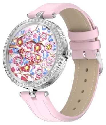 Smart Watch GT10 серебристый-розовый