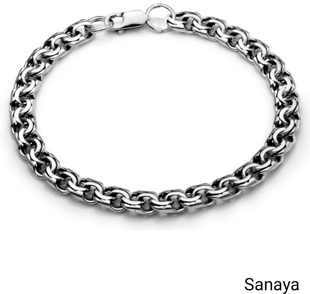 Кубачи России 4891.20_15 Sanaya длина 20 см, вес 15.май г серебро, плетение бисмарк