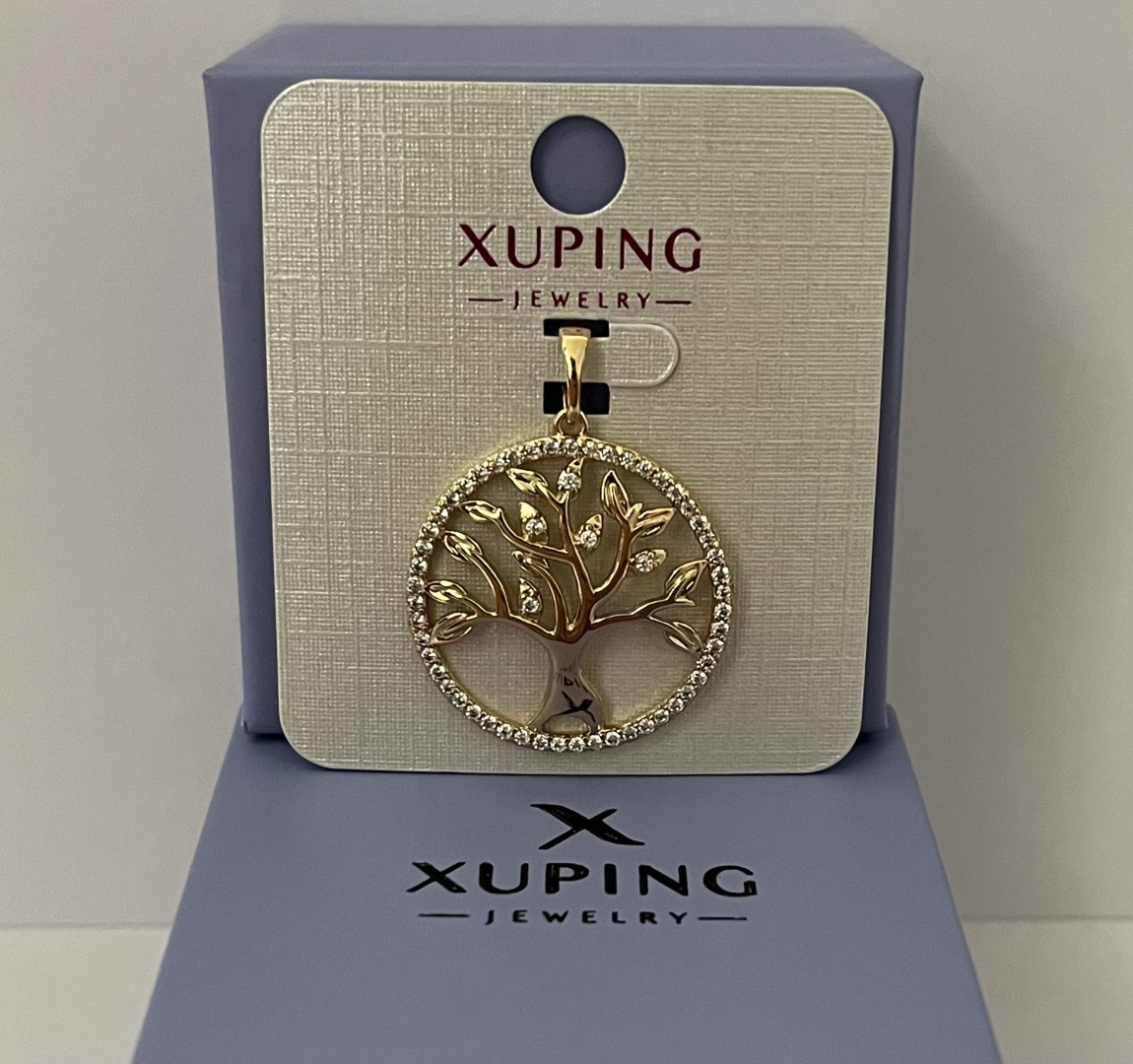 Подвеска Xuping Jewelry медицинская сталь, фианит