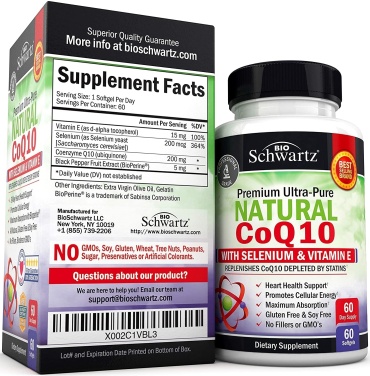 Bio Schwartz CoQ10 200mg With Selenium & Vitamin E капсулы 60 шт