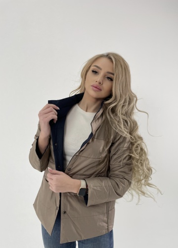 Демисезонная куртка Button черный