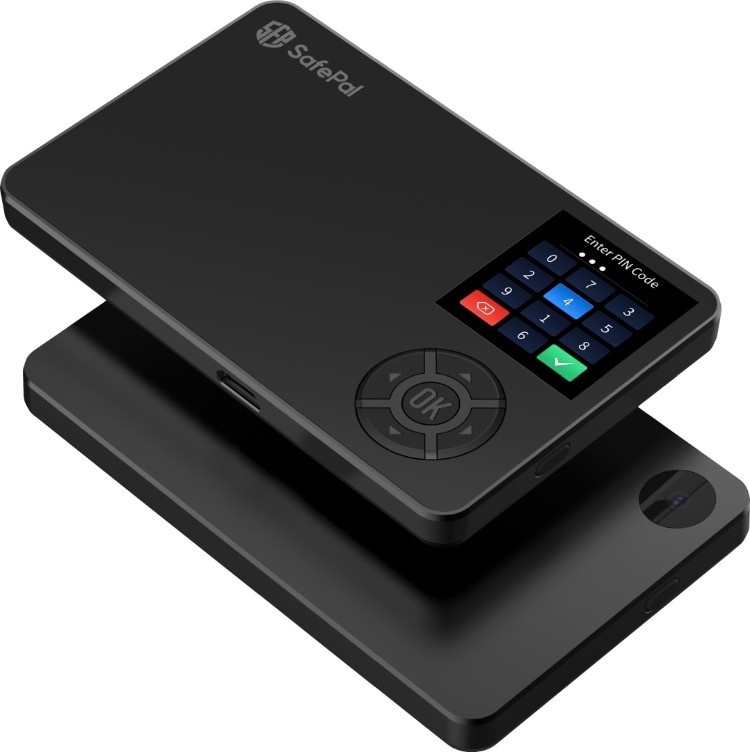 Аппаратный кошелек SafePal S1 Hardware Wallet 2023 черный
