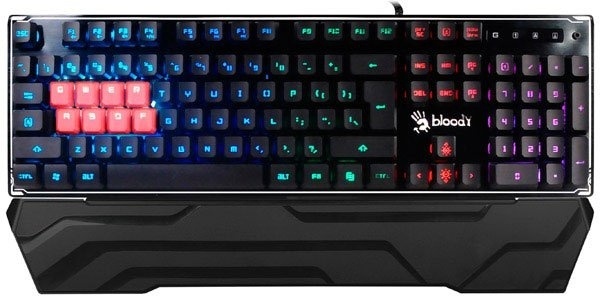 Клавиатура A4Tech Bloody B3370R черный