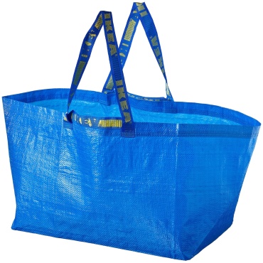 Сумка IKEA пластик синий 71 л