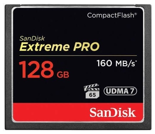 Карта памяти SanDisk Extreme Pro CompactFlash SDCFXPS-128G-A46 128Gb