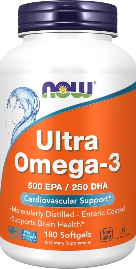 Купить NOW Ultra Omega 3, 180 капсул в кредит в Алматы – Kaspi Магазин