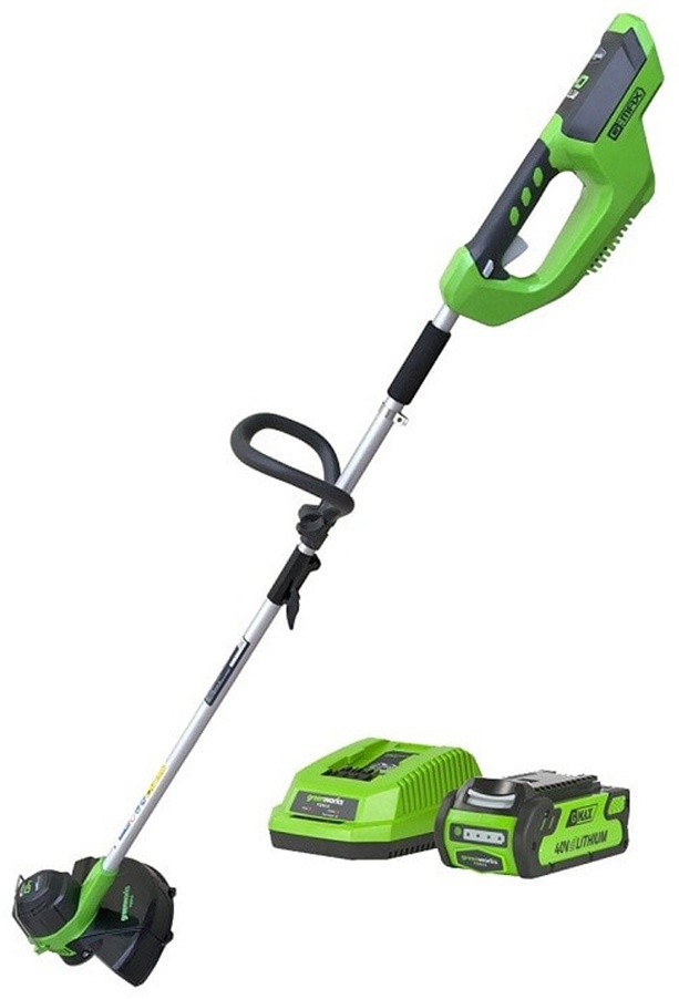 Купить Триммер для газона Greenworks G40LTK4 2101507UB в Алматы ...