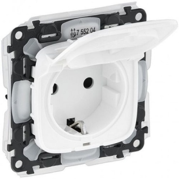 Розетка Legrand 755204, белый