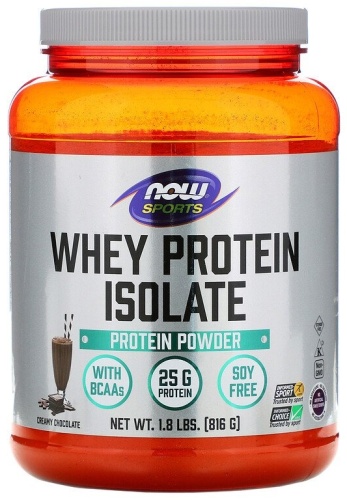 NOW Sports Soy Protein Isolate Сливочный шоколад 816 г