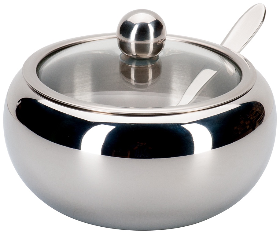 Regent Inox сахарница 93-DE-ZU-12 1 шт, сталь, стекло