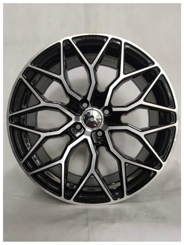 SSM Ssm 456 7.5x17/5x114.3 D67.1 ET35 черный, серебристый