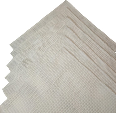 Набор полотенец R.I.Textile 35x35 см, хлопок, ткань вафельная, 6 шт,