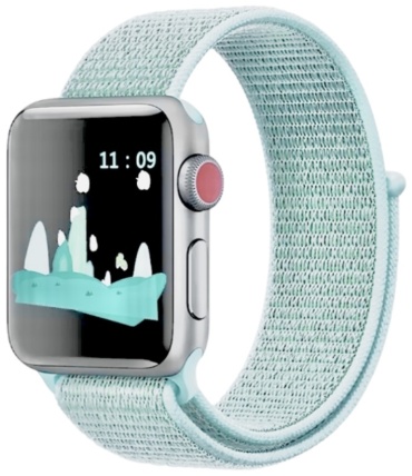 Ремешок для Apple Watch Series 6 светло-зеленый