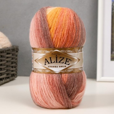 Моток Alize Angora Gold Batik 4741 550 м 100 г