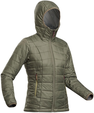 Пуховик Decathlon хаки