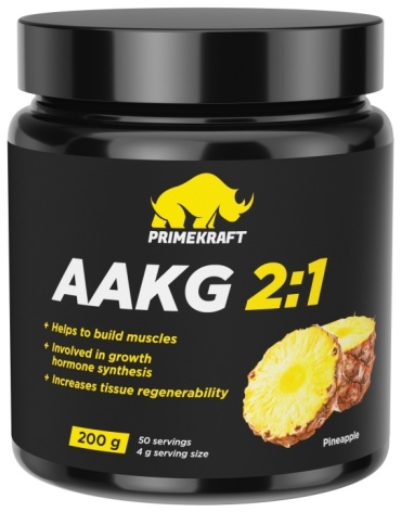 Аминокислота Primekraft Аминокислоты AAKG 2:1 Ананас 200 г ананас 200 г