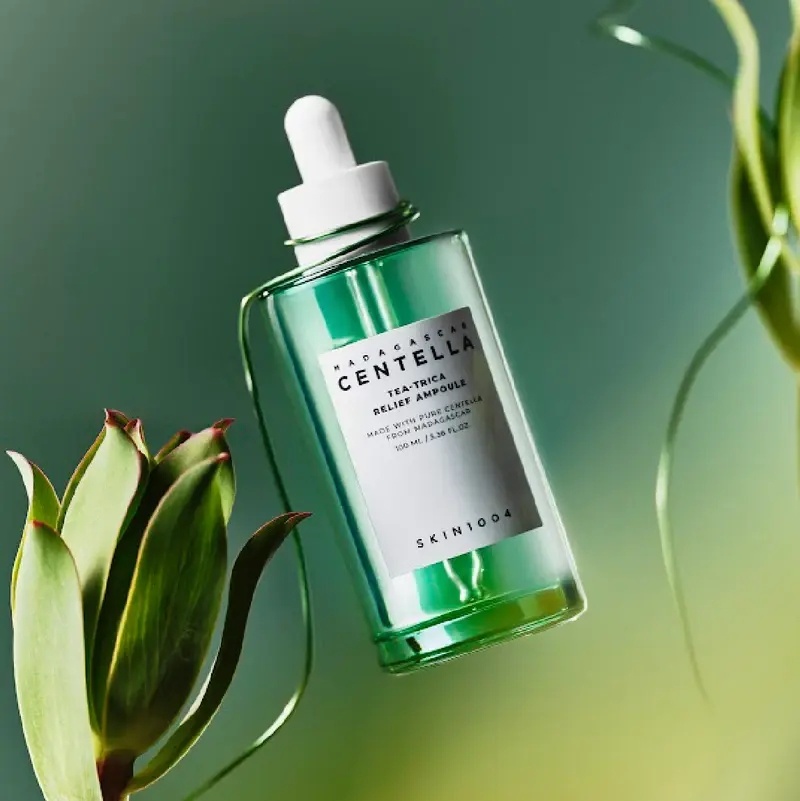 Skin1004 ампульная сыворотка Madagascar Centella Tea-Trica Relief для лица 100 мл, фото 4