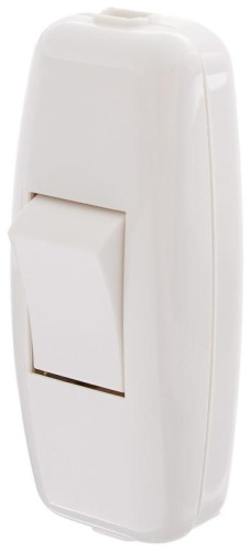 Выключатель клавишный Lezard 715-1100-611, белый