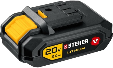 Аккумулятор Steher V1-20-2 Li-Ion 20 В 2 Ач 1 шт