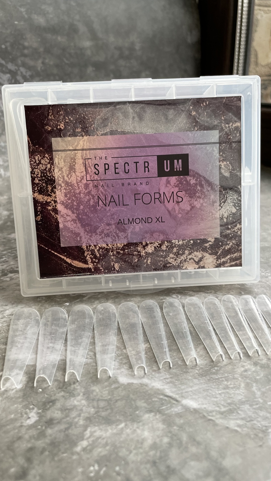SPECTRUM верхние формы, многоразовые формы длинные, балерина, арочные, миндаль 120 шт