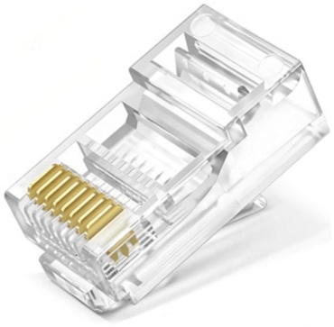 Коннектор RJ45 8Р8С 6 UTP, 100 шт