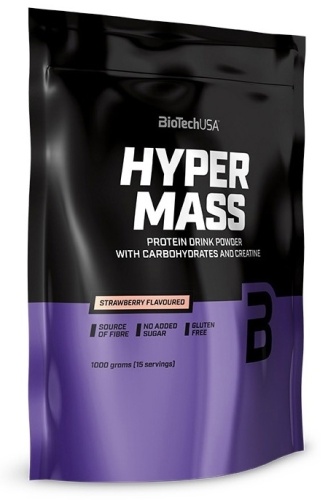 BioTech USA Hyper Mass Клубника 1000 г