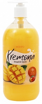Жидкое мыло туалетное Kremona Манго 1000 мл