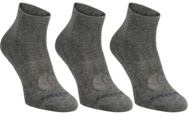 Носки Decathlon 3 пары серый 43-46