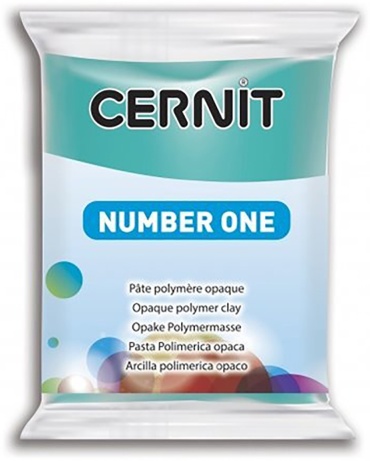 Cernit Number One зеленая бирюза 56 г
