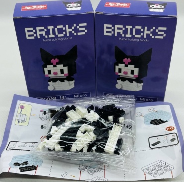 Конструктор Bricks Куроми санрио Конструктор куроми 3д , деталей 122 шт