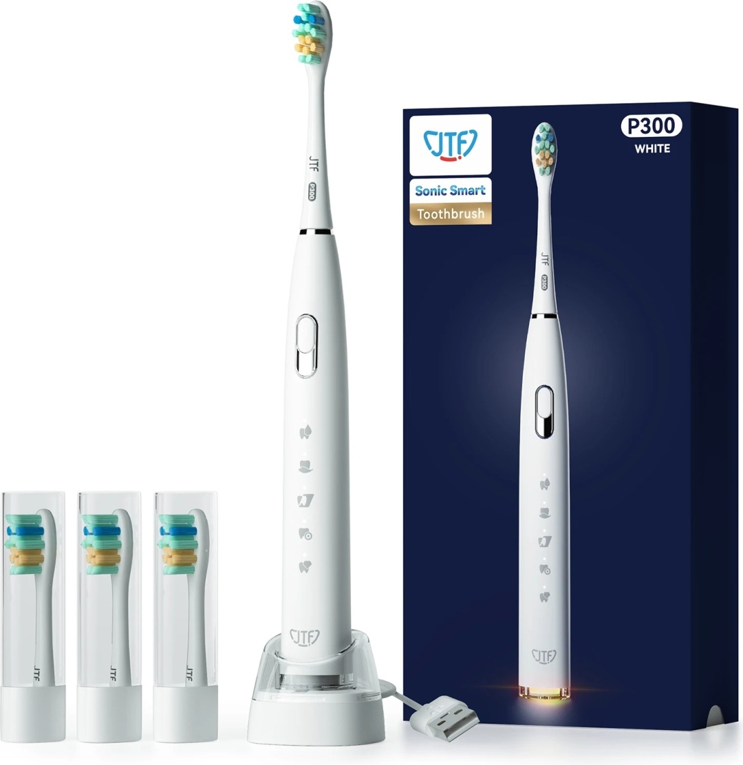 Sonic звуковая щетка P300 White щетина средняя белый