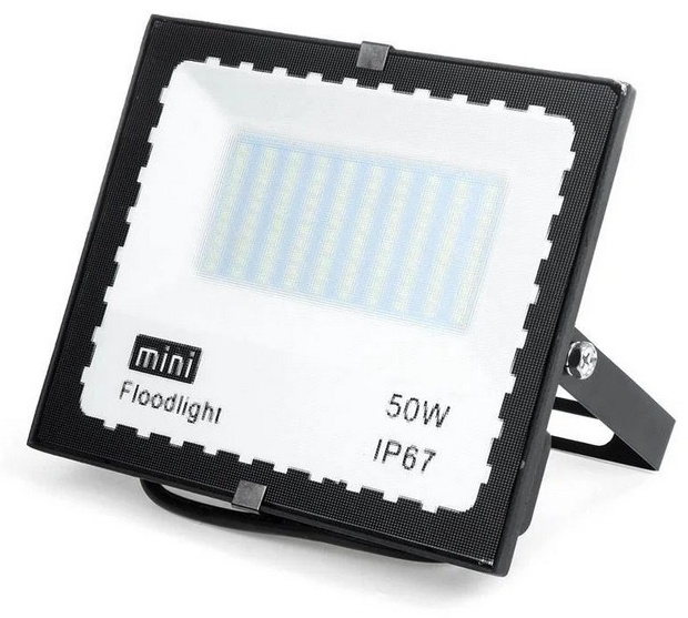 Прожектор на дуге крепления Floodlight 50 Вт, холодный белый