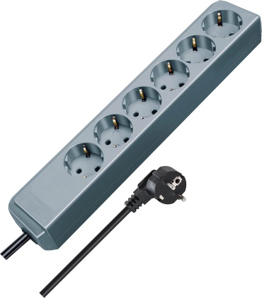 Удлинитель Brennenstuhl Eco-Line серебристый, 1.5 м