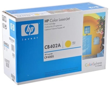 HP CB402A желтый