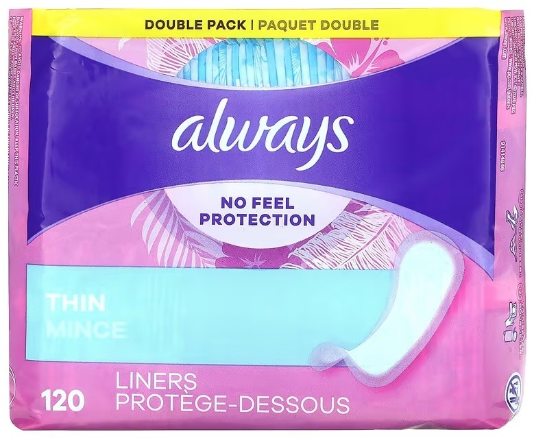 Always прокладки ежедневные Thin Daily Liners Regular 120 шт