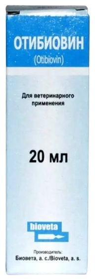 Купить Препарат Bioveta Отибиовин Капли ушные 20 мл в Алматы – Магазин ...