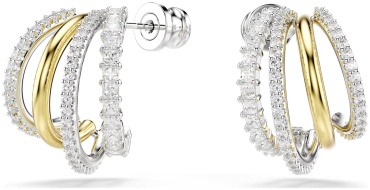 Серьги Swarovski ювелирный сплав, цирконий