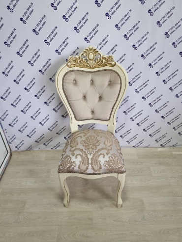 Стул Zakaz stuliev Королевский, 112x53x45 см, бежевый