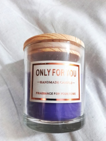 Ароматическая свеча Only For You 280033 фиолетовый 1 шт