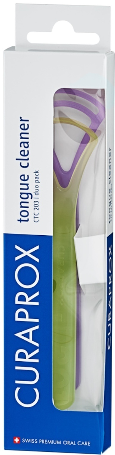 CURAPROX Toungue Cleaner очиститель языка жесткая 2 шт