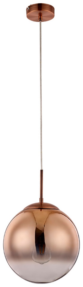 Светильник потолочный Arte Lamp E27 60 Вт бронза, прозрачный